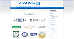 Desktop Screenshot of ansoniapharmacy.com